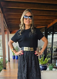 BS-0760C- Blusa basica canelado fino preto - comprar online