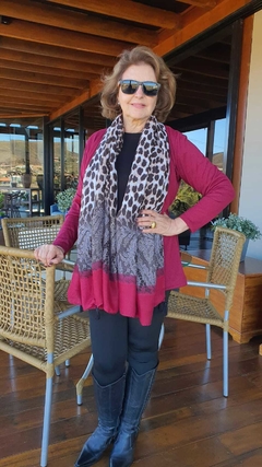 CS-0233E- Cardigan lanzinha cereja - comprar online
