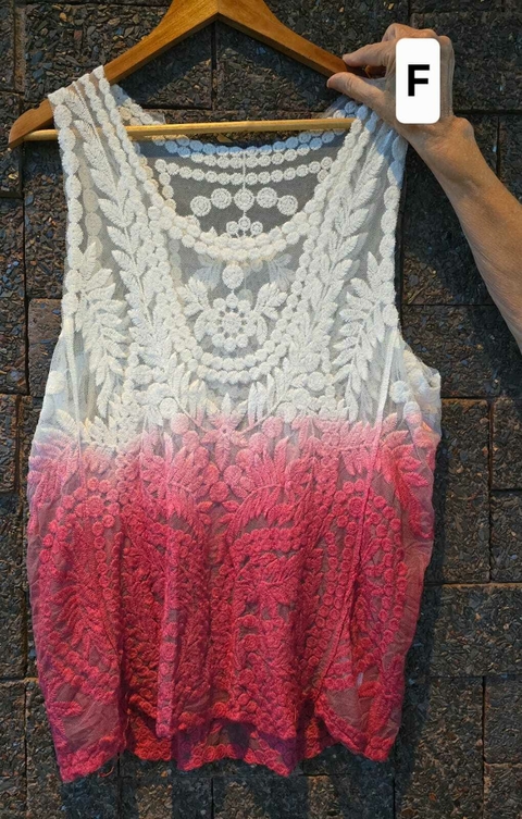 BS-0822- Blusa renda degradê