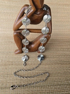 CI-0181- Cinto ondas prateadas - comprar online