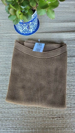 BS-0626U- Blusa Cris tricot decote canoa bronze - comprar online