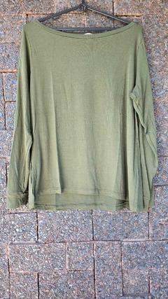 BS-0838A - Blusa Ingrid verde militar - comprar online