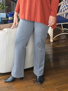 CA-0252- Calça espinha de peixe cinza - Kelch