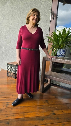 VE-0845C- Vestido Camile marsala na internet