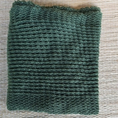 GL-0136- Gola Angela Tricot de linha verde - loja online