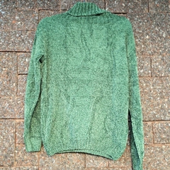 BS-0892A- Blusa macia tipo veludinho verde - comprar online