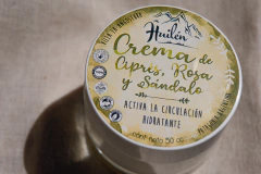 Crema Hidratante de Ciprés, Rosa y Sándalo 50cc - Huilén
