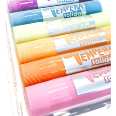 Tempera Solida Pastel Pack X6 Unidades Sifap - comprar online