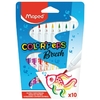 Marcadores Brush Punta Pincel Maped X10