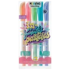 Mooving Microfibras Pastel x5 unidades