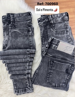 Calça Jeans Sal e Pimenta Grafite Super Premium