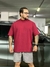 Oversized Afri.co Majestic - Vinho - comprar online