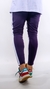 Calça Ayudarme Roxo Faixa Lateral - comprar online