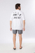 Oversized Afri.co Frase Costas - Branca na internet