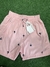 Short Rosa Coqueiro Azul C/ Elastano - Marphim