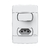 interruptor embutir 1 tecla + 1 tomada 10a br neo sottile enerbras - comprar online