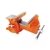 torno de bancada 100mm 4" com base giratória e bigorna sparta