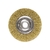 escova de aço carbono circular ondulada 175mm furo 22mm mtx