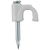 grampo fixa cabo coaxial nº 7 rg-6 branco sforplast