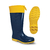 bota campeira azul n38 cano longo com forro vulcabras