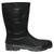 bota de pvc preta com forro sem bico nº 41 mod. 204 cartom