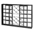 janela de a? correr 4 folhas 100x120 grade xadrez prata gerotto