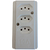 tomada em barra tripla 2p+t 10a branco interneed