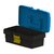 caixa de ferramentas com alça 14" com bandeja azul laguna valeplast - comprar online