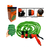 conjunto de mangueira de jardim flexível verde 15m bestfer