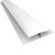 emenda rígida para forro pvc branco 6m plasbil