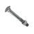 parafuso francês zincado com porca unc 1/4x2" zincado ref 04403 jomarca