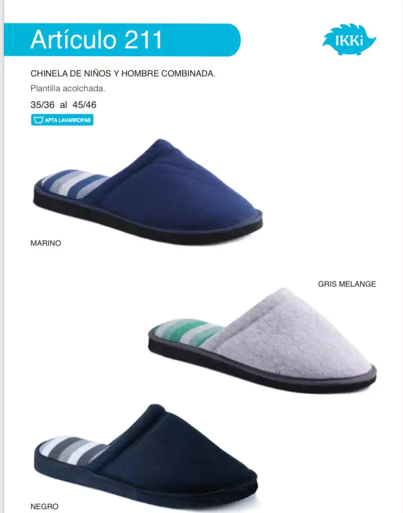 Pantuflas de Hombre IKKI ART. 211