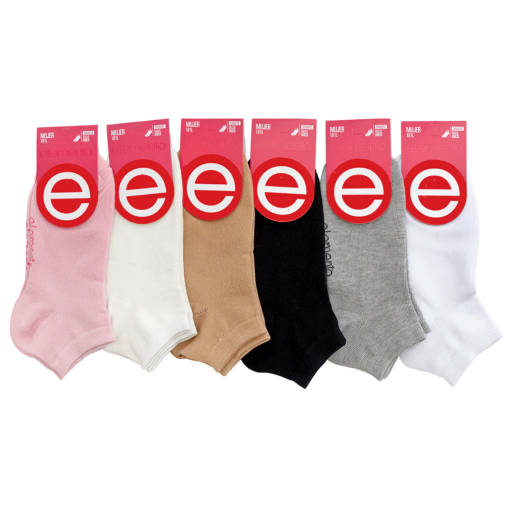 Soquete ELEMENTO lisos DAMA ART. 101