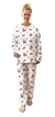 Pijama dama flanel estampado TERRENAL ART. PM-11 MINORISTA