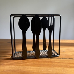 Servilletero de metal - Cubiertos - Regalos y Deco