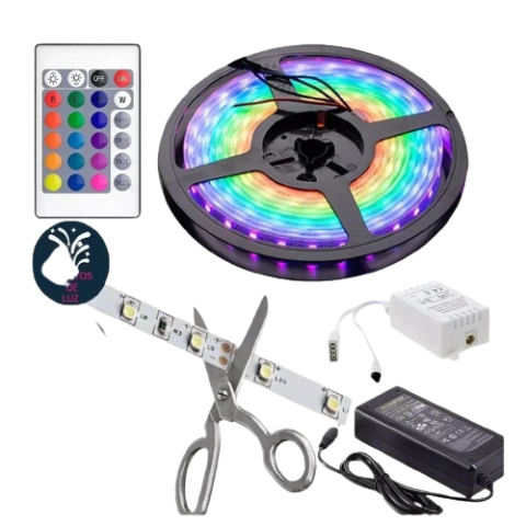 TIRA LED 5050 RGB 5 MTS