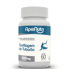 CARTILAGEM DE TUBARÃO 480MG 60 CÁPSULAS-APISNUTRI