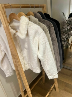 Campera con piel premium WANDA - tienda online