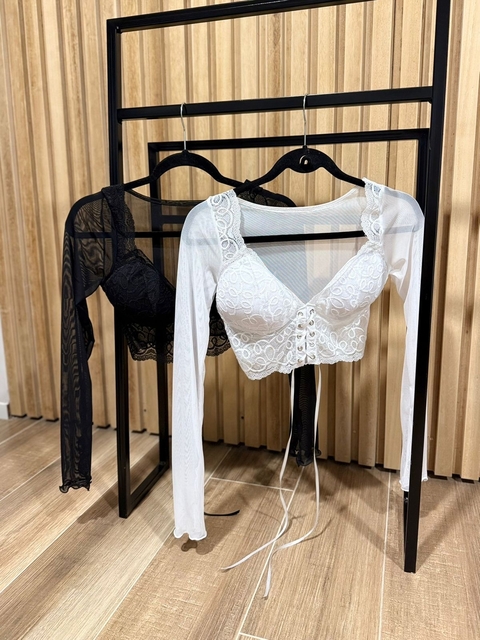Top de encaje premium LUXE - comprar online