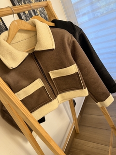 Campera gamuzada DELFINA - tienda online