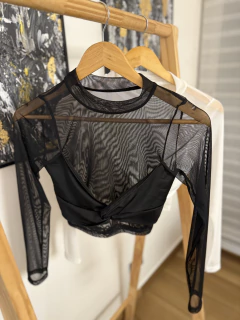 Remera microfibra y microtul DANIELA