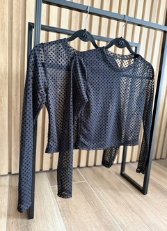 Remera microtul estampado Manuela