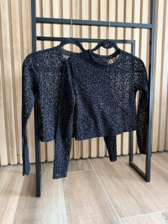 Remera microtul estampado Tina