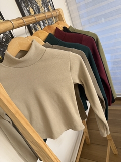 Sweater ribb gamuzado KAROL - comprar online