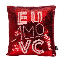 ALMOFADA BRILHA NO ESCURO - EU AMO VC