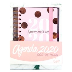 AGENDA 2020 COM POMPOM - COR DE ROSA - comprar online