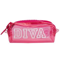 NECESSAIRE COLLEGE MEGA ZIPER GLITTER - Coisa fofa papelaria
