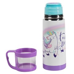SQUEEZE TERMICA COM CANECA 350ML - UNICORNIO - comprar online