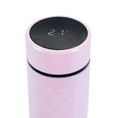 GARRAFA TÉRMICA SENSOR DE TEMPERATURA - COR DE ROSA - comprar online