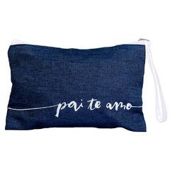 NECESSAIRE POSTAL JEANS - PAI, TE AMO